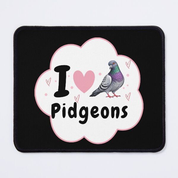 Item preview, I Love Pidgeons - Bubble designed and sold by AnimalVibes.