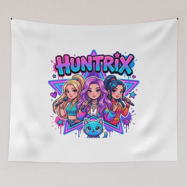 Item preview, Neon Pop Girl Band Music Star Illustration designed and sold by AlanNelso34652.