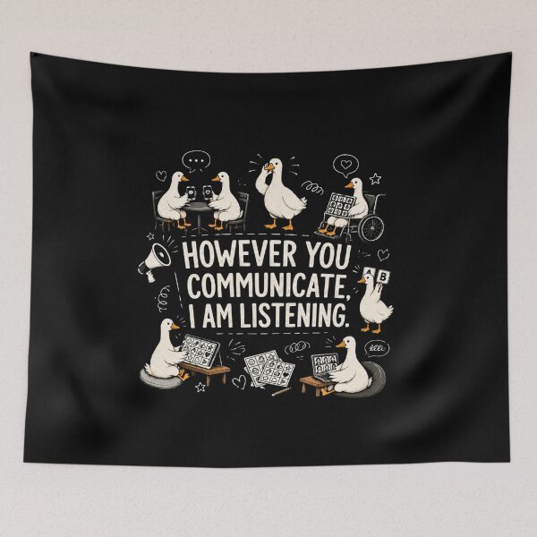 Item preview, Goose Communication AAC However You Communicate I Am Listening designed and sold by bilal sibgui.