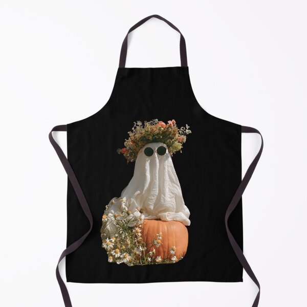 Item preview, Boho Floral Ghost with Pumpkin – Cute Fall Halloween designed and sold by KAM-KAM-STORE.