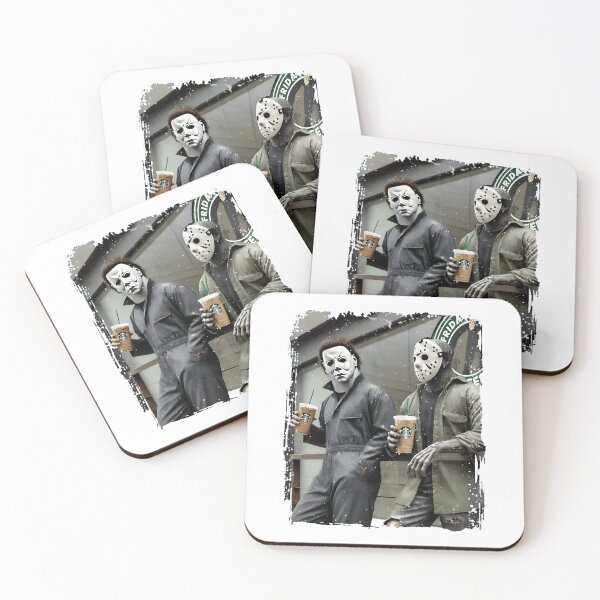 Item preview, Horror Mask Duo Retro Dark Streetwear Artwork designed and sold by MatthewCo98528.