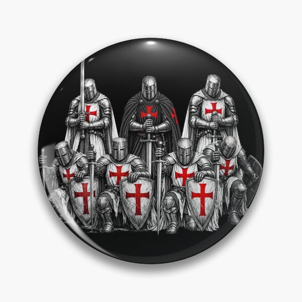 Item preview, Crusader Knights Praying designed and sold by WotanArt.