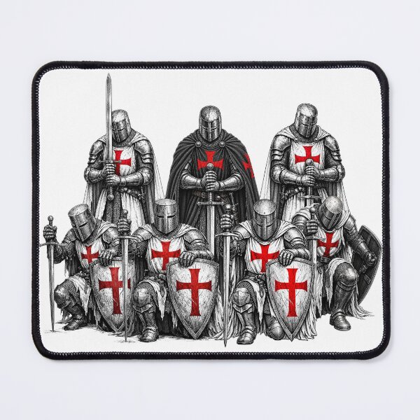 Item preview, Crusader Knights Praying designed and sold by WotanArt.