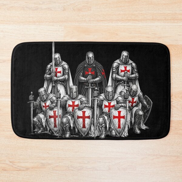 Item preview, Crusader Knights Praying designed and sold by WotanArt.