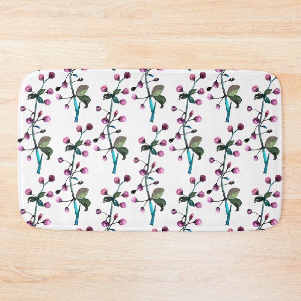 Item preview, Pink Berry Botanical Branch Watercolour designed and sold by ArithraStudio.
