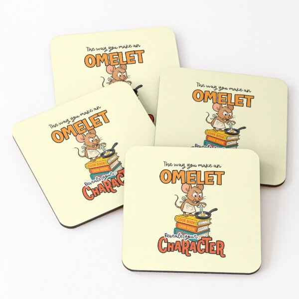 Item preview, The Way You Make An Omelet Reveals Your Character Chef Mouse Funny Foodie Quote designed and sold by NookMerch97 .
