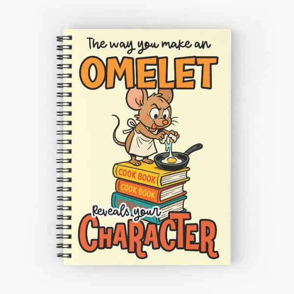 Item preview, The Way You Make An Omelet Reveals Your Character Chef Mouse Funny Foodie Quote designed and sold by nookmerch97.