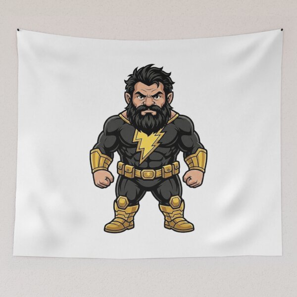 Item preview, Black Adam Garden Gnome designed and sold by Bad-Decisions-Designs.