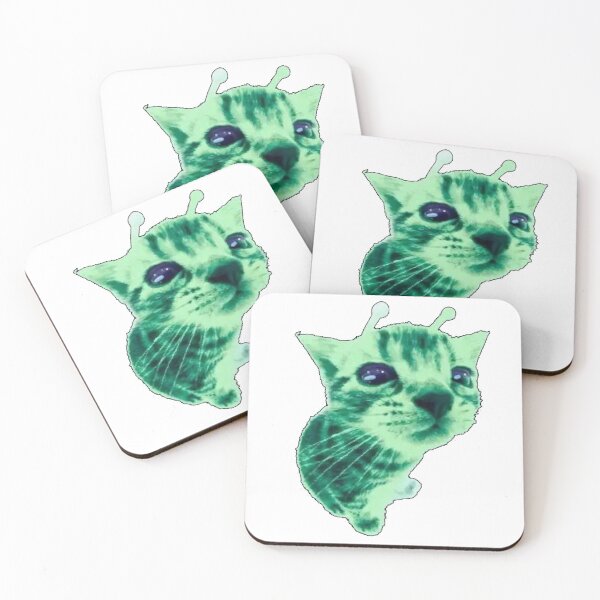 Item preview, Neon Alien Cat designed and sold by KitsuneKraze.