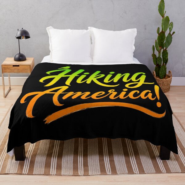 Item preview, Hiking America – Colorful Outdoor Adventure Brush Lettering designed and sold by The-Drip-Studio.