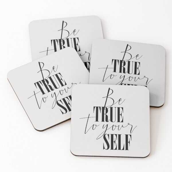 Item preview, Be True to Yourself – Inspirational Quote Design designed and sold by RajDeals.
