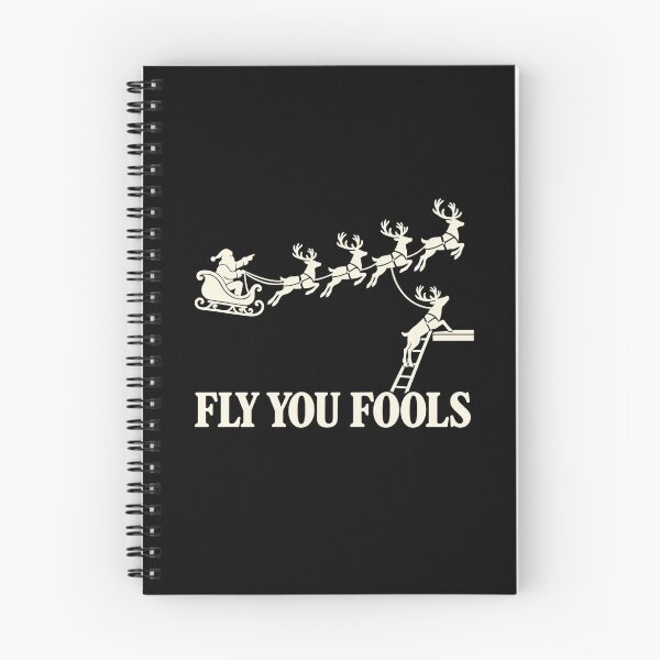 Item preview, Overthinker Reindeer Ladder Christmas Humor designed and sold by POD DYNASTY | Original Print On Demand T-Shirt Graphics.