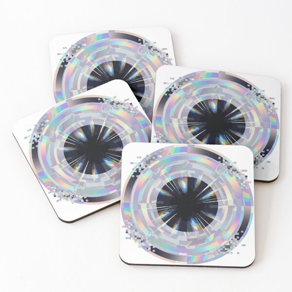 Item preview, Adversarial Rainbow Glitch Tunnel | AI Vortex Data Art Design designed and sold by Uglyandcute.