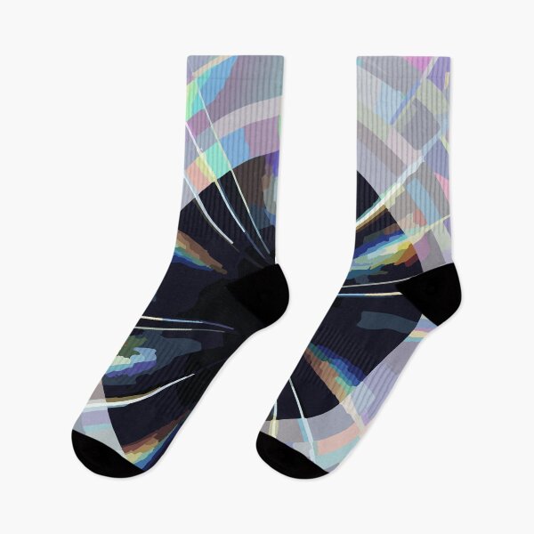 Item preview, Adversarial Rainbow Glitch Tunnel | AI Vortex Data Art Design designed and sold by Uglyandcute.