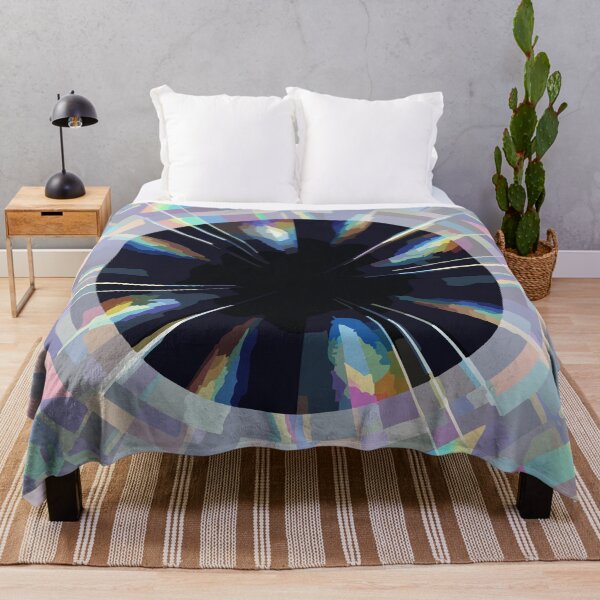 Item preview, Adversarial Rainbow Glitch Tunnel | AI Vortex Data Art Design designed and sold by Uglyandcute.
