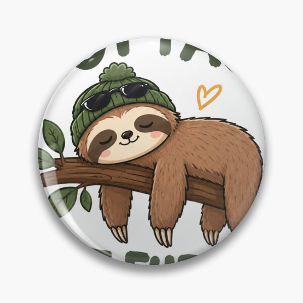 Item preview, Funny Sloth Not Fast Not Furious Cute Animal Illustration Graphic designed and sold by ucpstudio.