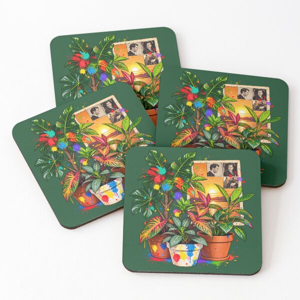 Item preview, Colorful Houseplant Jungle designed and sold by Hari Arts.
