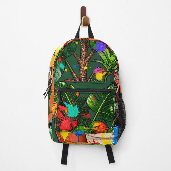 Item preview, Colorful Houseplant Jungle designed and sold by Hari Arts.