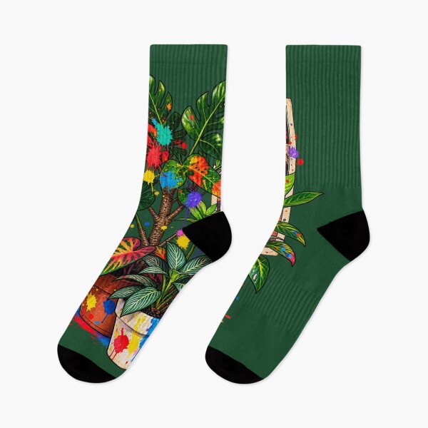 Item preview, Colorful Houseplant Jungle designed and sold by Hari Arts.
