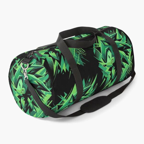 Item preview, Geometric Green Hedgehog Abstract Speed Art Neko designed and sold by CuteKats.