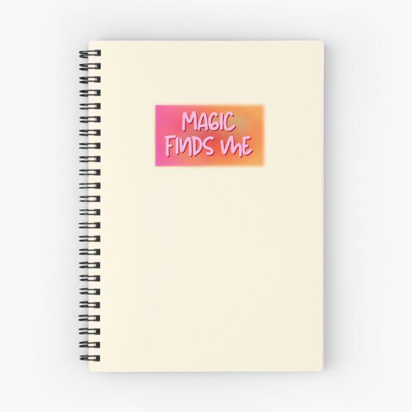 Item preview, Magic Finds Me Manifestation Affirmation Quote designed and sold by jianina-alondra.