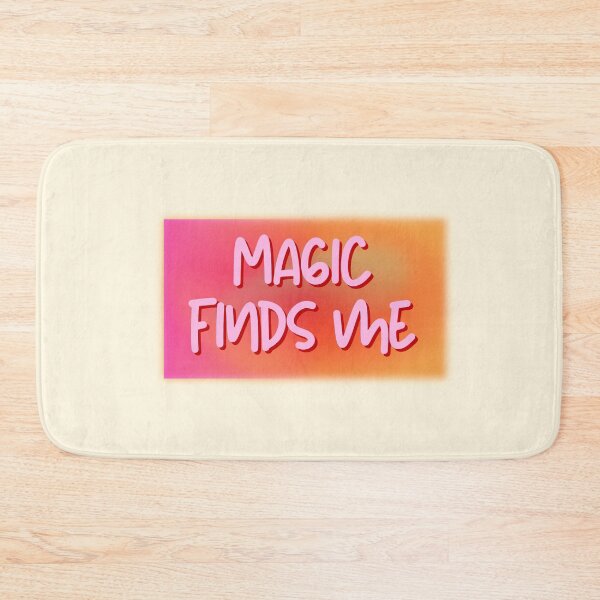 Item preview, Magic Finds Me Manifestation Affirmation Quote designed and sold by jianina-alondra.