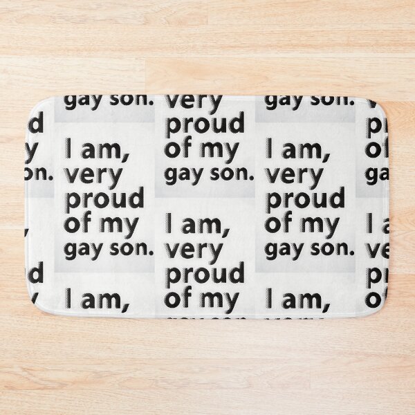 Item preview, I Am Very Proud of My Gay Son Text Design designed and sold by ZhivanCrimson.