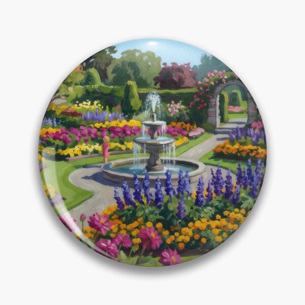 Item preview, Butchart Gardens in Full Summer Bloom designed and sold by RedPeaStudio.