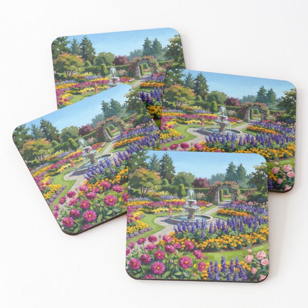 Item preview, Butchart Gardens in Full Summer Bloom designed and sold by RedPeaStudio.