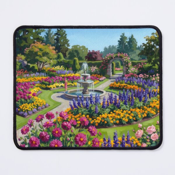 Item preview, Butchart Gardens in Full Summer Bloom designed and sold by RedPeaStudio.