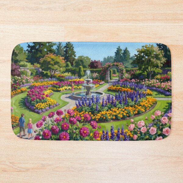 Item preview, Butchart Gardens in Full Summer Bloom designed and sold by RedPeaStudio.