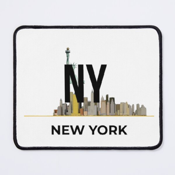 Item preview, Bold NY New York City Skyline and Statue of Liberty Logo Design designed and sold by SMinimalist613.