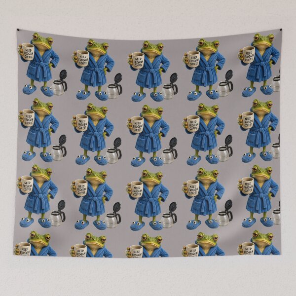 Item preview, Need Froggin Coffee Funny Frog designed and sold by CJLindy.