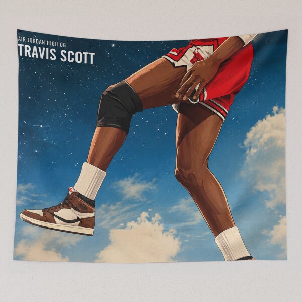 Item preview, Urban Jump – High Top Sneaker Illustration designed and sold by Keith-Mcguire.