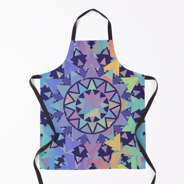 Item preview, Adversarial Purple Glitch Mandala | Cyberpunk Geometric Art Design designed and sold by Uglyandcute.