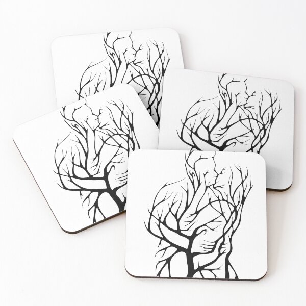 Item preview, Human Nature Tree Embrace Line Art designed and sold by DKSH1234.