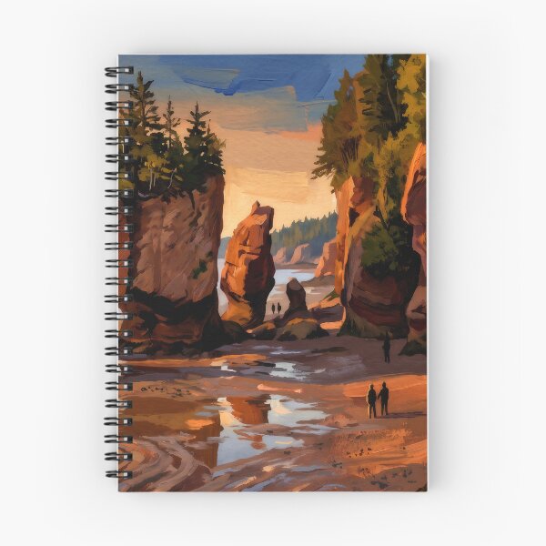 Item preview, Hopewell Rocks at Low Tide Bay of Fundy designed and sold by RedPeaStudio.