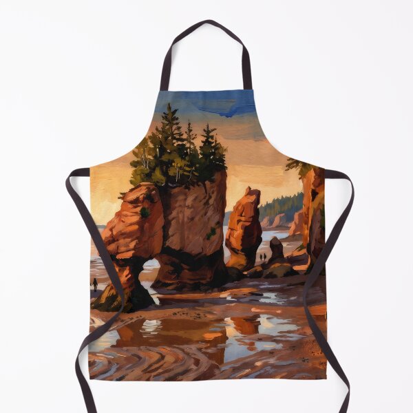 Item preview, Hopewell Rocks at Low Tide Bay of Fundy designed and sold by RedPeaStudio.