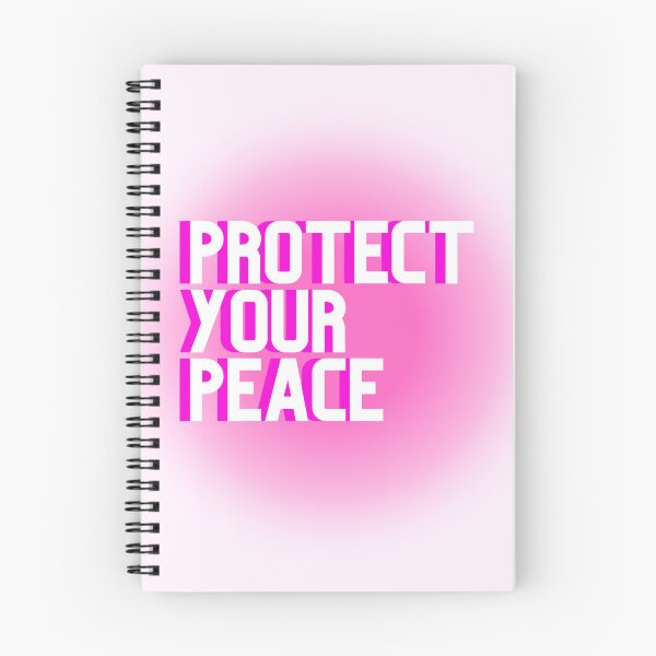 Item preview, Protect Your Peace Self Care Boundaries Quote designed and sold by jianina-alondra.