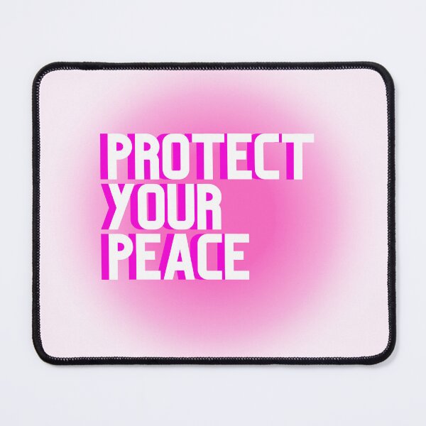 Item preview, Protect Your Peace Self Care Boundaries Quote designed and sold by jianina-alondra.