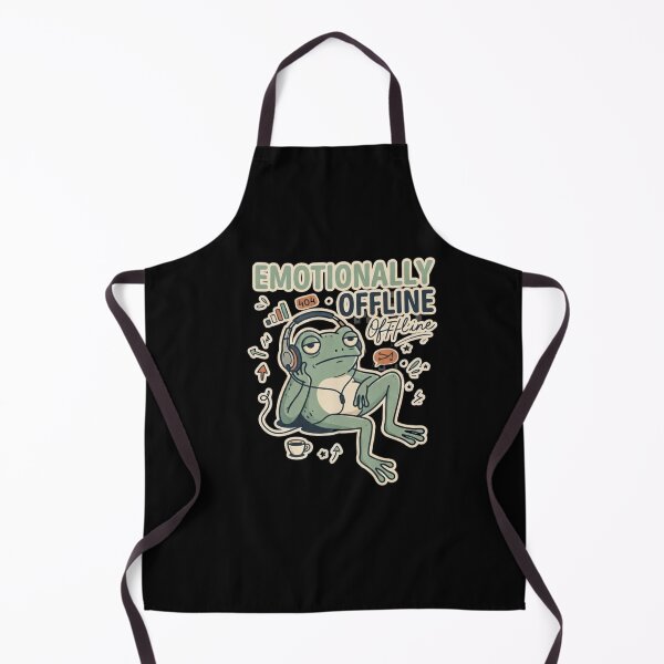 Item preview, Emotionally Offline Frog Vintage Streetwear T-Shirt designed and sold by happyshirt27.