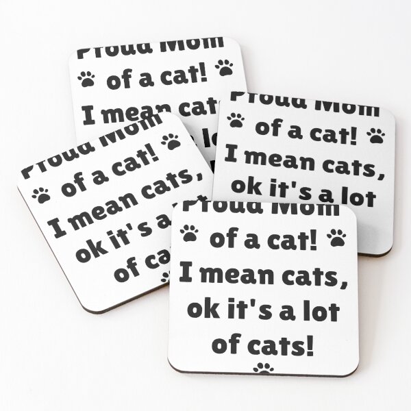 Item preview, Proud Mom Of Cats designed and sold by MJ3in1.
