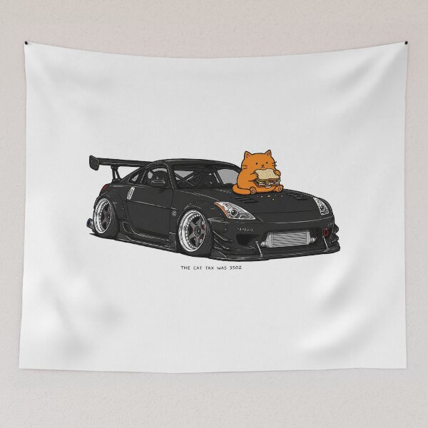 Item preview, Funny JDM Cat Car Sandwich Meme designed and sold by MonkiFlipp.