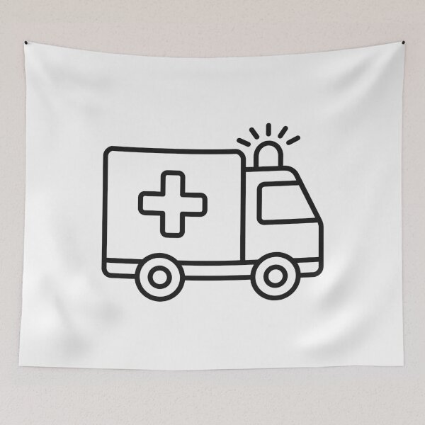 Item preview, Emergency Ambulance Medical Line Icon designed and sold by VectorForge Studio.