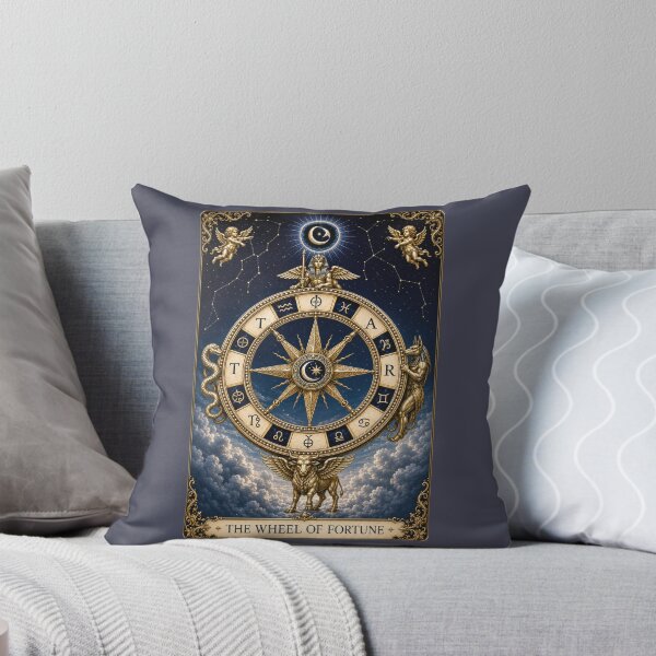 Item preview, Wheel of Fortune Tarot Zodiac Celestial Occult Mysticism designed and sold by MythicMood.