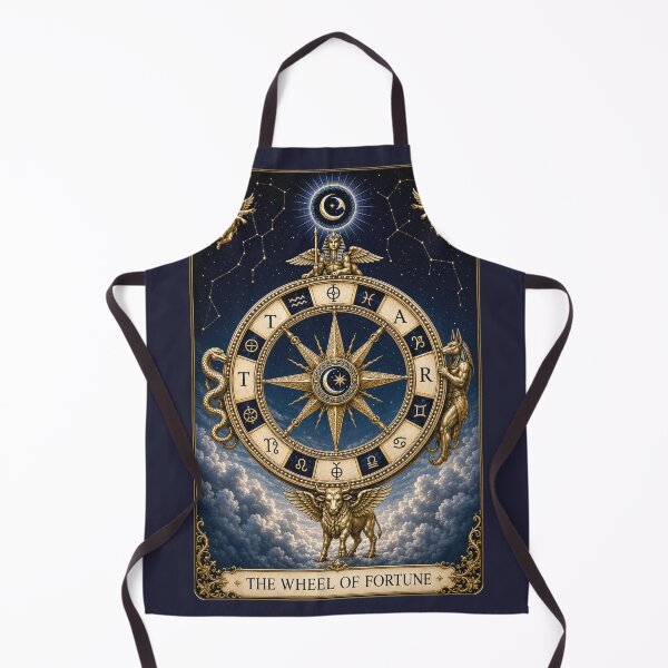 Item preview, Wheel of Fortune Tarot Zodiac Celestial Occult Mysticism designed and sold by MythicMood.