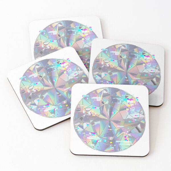 Item preview, Adversarial Rainbow Holographic Glitch Circle | Prism AI Pattern Art designed and sold by Uglyandcute.