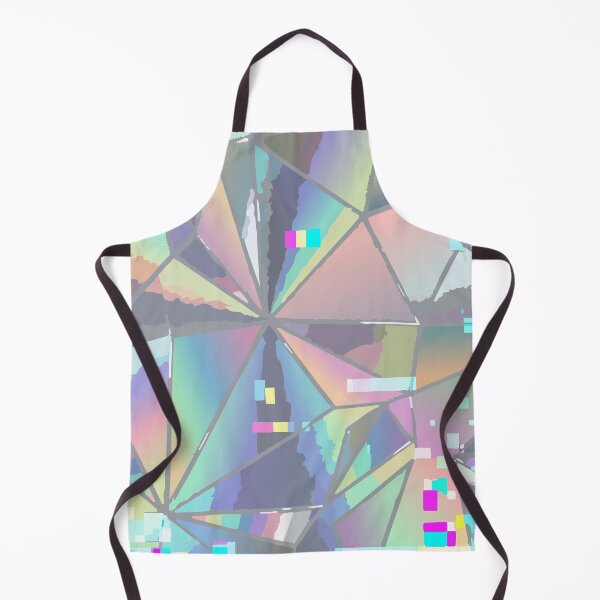 Item preview, Adversarial Rainbow Holographic Glitch Circle | Prism AI Pattern Art designed and sold by Uglyandcute.