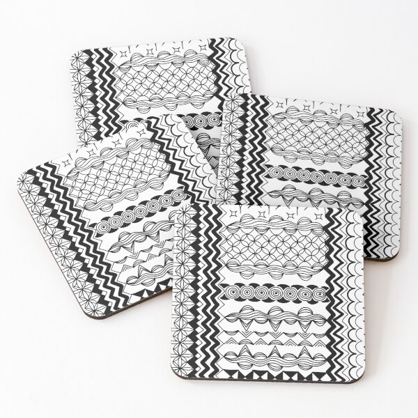 Item preview, Zentangle doodling designed and sold by Mohes-art.