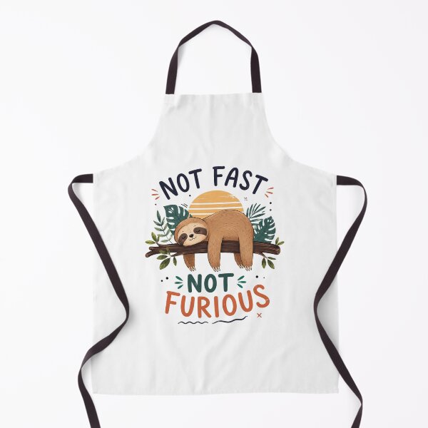 Item preview, Not Fast Not Furious Cute Anima Illustrationl designed and sold by ucpstudio.